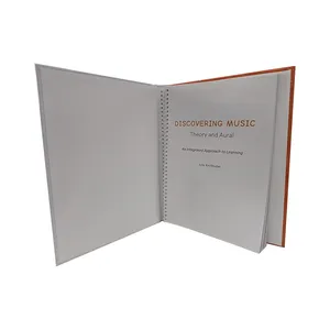 GIGO 사용자 정의 하이 퀄리티 양장 사진 아트 책 인쇄 음악 책 인쇄