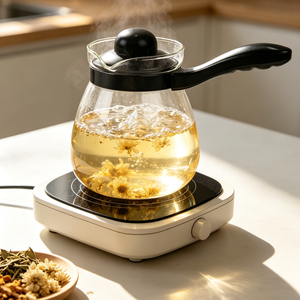 Set di Teiera e Caffettiera in Vetro di Qualità Superiore con Infusore per Frutta, Portatile per Uso Interno/Esterno, Piccolo Regalo per Amanti del Tè - Product Image 3