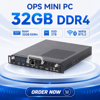 Module OPS Intel Core I5 I7 de 12e/13e génération INYUDA M12U M13U Ordinateur industriel sans ventilateur pour tableau blanc interactif