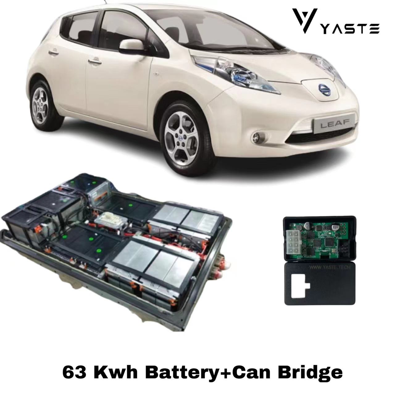 YASTE 63kwh 14.8V 180ah Lithium Battery Pack for Nissan Leaf