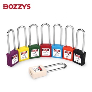 <span class=keywords><strong>Cadenas</strong></span> de verrouillage de sécurité industrielle <span class=keywords><strong>avec</strong></span> manille en acier trempé de 6mm Équipement à clé principale Utilisation de porte de révision Fabriqué en nylon durable - Product Image 5