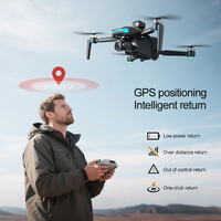 Drone RC V06 Pro GPS avec nacelle 3 axes, moteur brushless, photographie aérienne, quadricoptère, évitement d'obstacles, longue autonomie de vol