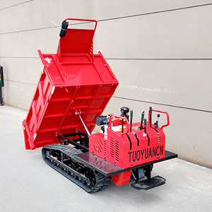 Dumper sur chenilles hydraulique de 2 à 7 tonnes, transporteur à chenilles en caoutchouc pour la construction agricole et le transport en montagne - Product Image 3