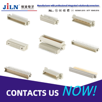Conector Jiln DIN41612 para PCB, Macho y Hembra, de 2x16, 16 y 32 Pines, USB 3 Tipo A, Conector de 9 Pines, Conexión Hembra Gris de 5mm, DIN de 8 Pines