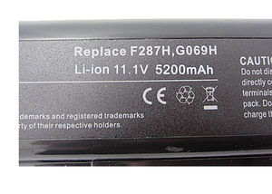 Pin cho <span class=keywords><strong>Dell</strong></span> INSPIRON 1410 Vostro 1014n 1015n 1088n f287h <span class=keywords><strong>PP37L</strong></span> 312-0818 1014 A860N A840 11.1V 4800mAh Pin máy tính xách tay - Product Image 5