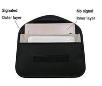 Funda protectora antiseguimiento para llaves de coche, funda protectora para llaves de teléfono móvil, RFID, tela, EMF