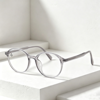 Gafas Ópticas Ovaladas de Acetato TR90 de Alta Calidad al por Mayor para Adultos, con Logotipo Personalizable, Patrón Geométrico, Montura Completa, Duraderas, Entrega Rápida