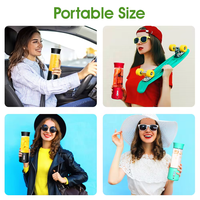 Mixeur Portable A7 pour Jus Frais, Mini Mixeur de Smoothies aux Fruits et Milkshakes, Licuadora Portatil, Extracteur de Jus avec 6 Lames pour la Salle de Sport