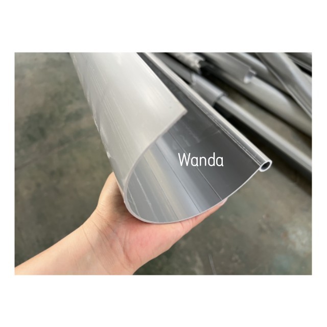PVC Half Round Water Rain Gutter
