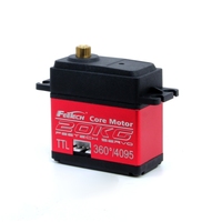 Servo Motor Feetech HLS3620M de Doble Eje, Magnético, 8.4V, 25.5KG.CM, 360°, Bus Serial TTL, Fuerza Constante, para Robots, Receptor GPS para Niños