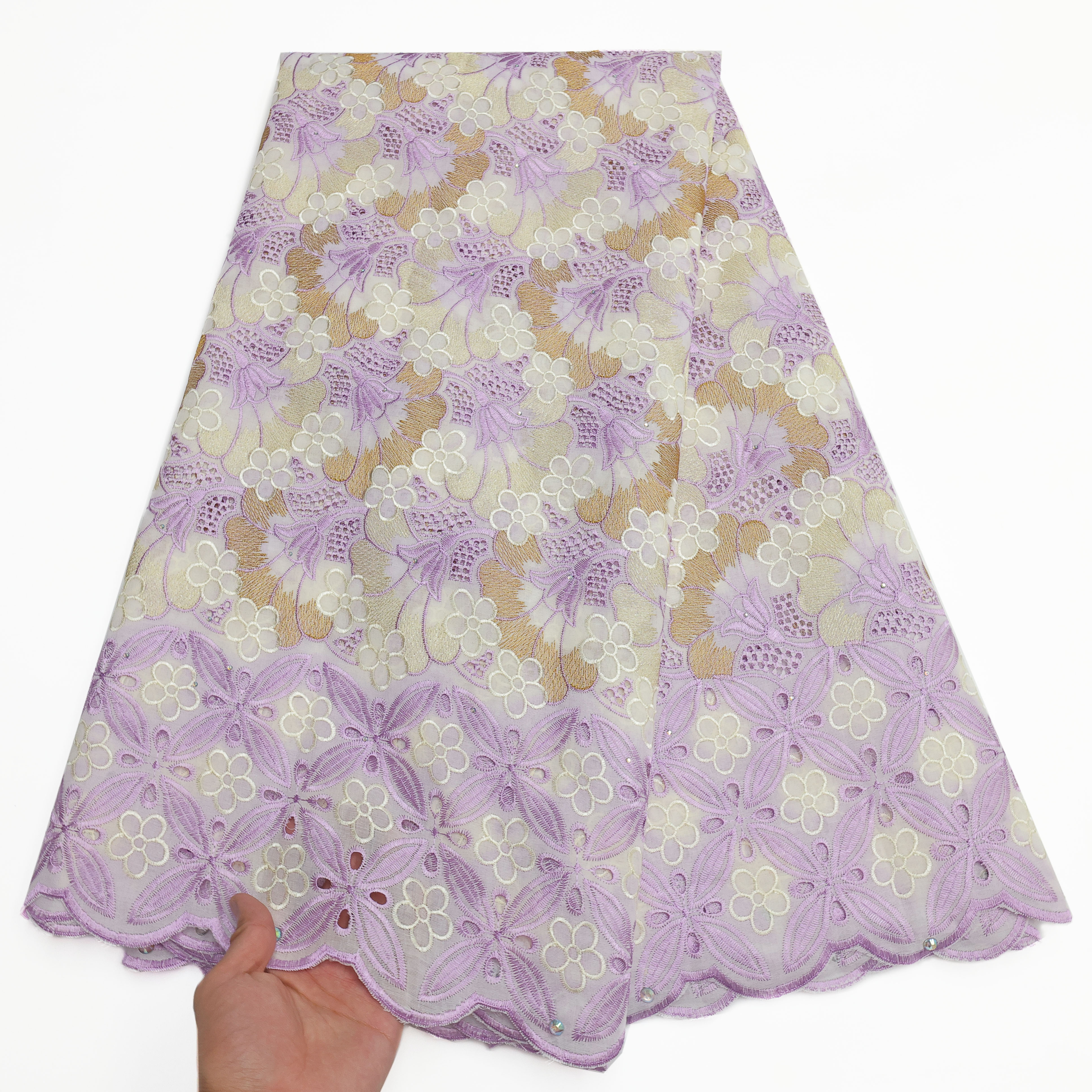 luxury crystal voile lace aesobi