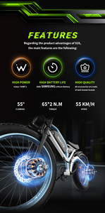 Vélo Électrique Tout-Terrain N26 Duotts 48V 20AH à Double Moteur, Pneus Larges, pour Route, Neige et Montagne – VTT N26 – Livraison Directe US/UE - Product Image 3