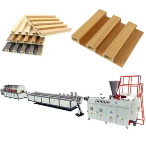 Waterproof Wood Plastic Composite Wall Panel extrusion machine WPC PVC Cladding Boards Interior Exterior Fluted Panels Solid