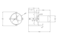 Haute puissance KTI-12T 43.5V 878W 12.5kg poussée sous-marine propulseur moteur sans balais pour planche à roulettes électrique RC bateau ROV hydroptère