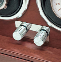 Boîte à montres automatique en bois de luxe personnalisée avec serrure, remontoir de montre sécurisé