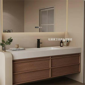 Mueble de Baño <span class=keywords><strong>Retro</strong></span> con <span class=keywords><strong>Lavabo</strong></span> Integrado, Combinación de Mueble de Baño con <span class=keywords><strong>Lavabo</strong></span> de Piedra - Product Image 3