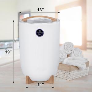Chauffe-serviettes 20L à écran tactile, minuterie <span class=keywords><strong>4</strong></span> niveaux, chauffe-serviettes écoénergétique au design moderne, seau pour salle de bain, cuisine, salle de sport - Product Image 2