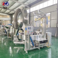 Marmite planétaire gaz/électrique en acier inoxydable avec bouilloire à double paroi, mélangeur d'œufs brouillés pour restaurant