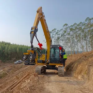 Forestry Equipment Yuchai F35 IV Harvester Head Tree Cutting Machine Harvester Head for 10-15 Tons Excavator Logging Equipment