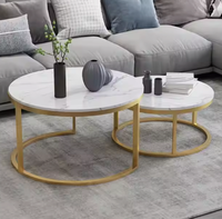 Ensembles de Meubles de Salon Tables Basses Centrales Luxe Moderne Table Basse en Bois pour Salon