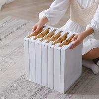 Organisateur de rangement pliable en plastique pour chaussures, étagère pliable pour chaussures à usage domestique, boîte de rangement transparente