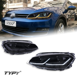 Conjunto de Faros Delanteros TYPY para Golf 7 2013-2017, Conversión a LED con Proyector de Cielo Estrellado, Luces de Circulación Diurna, Señales de Giro Brillantes, 12V, Nuevo - Product Image 1