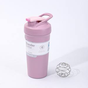 BORGE カスタム 24オンス 二重壁真空断熱ステンレス鋼製トラベルサーマルジムスポーツプロテインシェーカーフィットネスタンブラー - Product Image 5