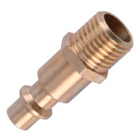 Vente en gros de qualité en laiton massif 1/4 "NPT Quick Connect Female Coupler (M-Style)