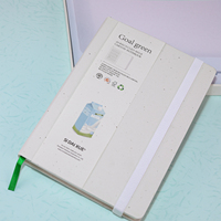 Coffret cadeau de cahiers de lait recyclé format A5