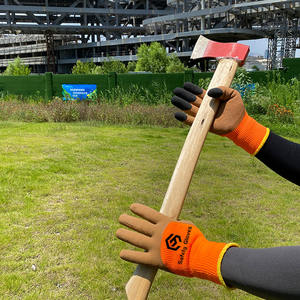 سي 7 مقاييس الشتاء الحفاظ على الدفء قفازات السلامة البناء الصناعي قفازات العمل الدافئة رغوة اللاتكس تعزيز الاصبع - Product Image 1