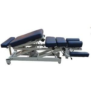 Mesa de masaje quiropráctica ajustable para Hospital, equipo de fisioterapia para tratamiento médico, el mejor precio en camas quiroprácticas