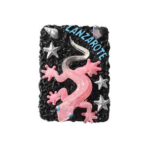 Aimant de réfrigérateur Lanzarote <span class=keywords><strong>Espagne</strong></span>, souvenir de voyage, résine 3D, artisanat fait main, <span class=keywords><strong>ville</strong></span> <span class=keywords><strong>touristique</strong></span> pour la décoration du réfrigérateur - Product Image 4