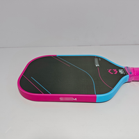 Raket Pickleball Ringan 16mm Inti Busa Karbon Tinggi Aerodinamis Hasil Hot Press untuk Hiburan Anak-anak dan Dewasa