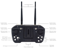 Mini drone agricole étanche Skydroid T12 2,4 GHz 12 canaux avec caméra 3-en-1, portée de 5 à 30 km, batterie 4000 mAh, 25 heures d'autonomie