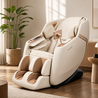 Chaise de massage multifonctionnelle LEMESY en promotion, zéro gravité, massage des tissus profonds 3D, rouleaux de massage pour les jambes et les pieds, moteur silencieux