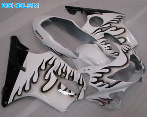 Carénages Flame pour Honda CBR600 F4 1999 2000 Kit Carrosserie Moto CBR600F4 <span class=keywords><strong>99</strong></span> 00 <span class=keywords><strong>CBR</strong></span> <span class=keywords><strong>600</strong></span> Pièces ABS Après-Vente - Product Image 1