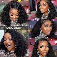 Perruques brésiliennes de cheveux humains vierges pour les femmes noires vague d'eau courte Bob 13x4 HD pleine dentelle frontale sans colle perruque de cheveux humains en vrac acheter