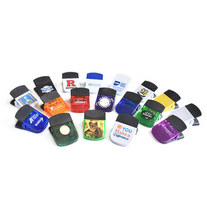 Tùy Chỉnh Nhựa U Hình Dạng Văn Phòng Lớn Tủ Lạnh Nam Châm Túi Clip Từ Memo Clip - Product Image 1