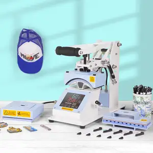 3 in 1 Combo Heat Press Machine Sublimation Mini Heat Press Machine For Pens Cap Hat Tag and T-Shirt Labeling