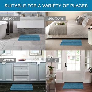 Slip Resistant Bathroom Rug Extra Absorbent Soft Fluffy Thick Shag Floor <strong>Mat</strong> Chenille <strong>Bath</strong> <strong>Mat</strong> - Product Image 6