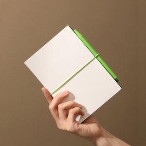 Libretas de Negocios con Logotipo Personalizado, Libretas Blancas B6 con Banda Elástica y Bolígrafo para Regalos de Agradecimiento y Bienvenida, Precio de Fábrica - Product Image 4
