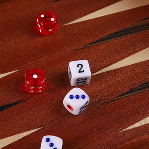 Wholesale Folding Wooden Backgammon Games <strong>Set</strong> <strong>Personalised</strong> Maker Board Dices Color Box Educational Montessori Children's Gift - Product Image 4