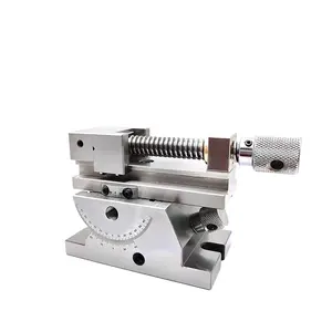 Universal Mechanical Bench Screw Adjustable 0-45 Degree vise CHM80 Precision Grinding Universal Machine Vise