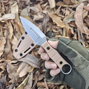 سكين ثابت من الفولاذ 3Cr13 عالي الصلابة حاد للاستخدام التكتيكي والصيد والبقاء على قيد الحياة والتخييم مع غمد K من EMHTiii - Product Image 2