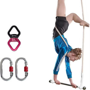 Barre de trapèze aérienne de 2 m, directement de l'usine - Barre en acier de qualité supérieure, idéale pour les arts aériens en intérieur et en extérieur - Pour le <span class=keywords><strong>cirque</strong></span> - Product Image 5