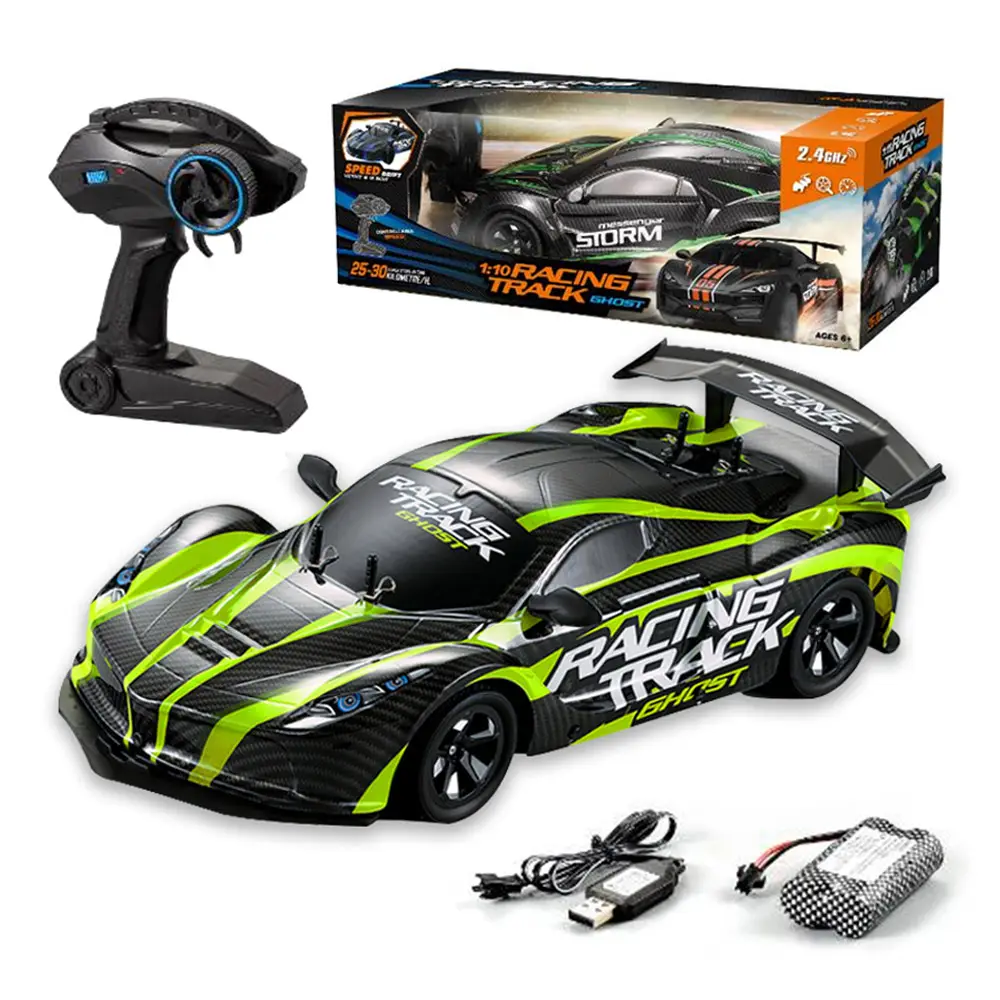 2.4GHz 1/10 Scale Radio Control Toys RC Drift Car Vehicle 4x4WD High Speed Racing Drift RC Car With Lights