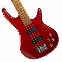 Professional 4 String Electric Bass Guitar L-B3-4 with Die-cast Tuners Roasted Maple Fingerboard