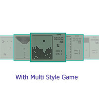 Mini console de jeu éducative, porte-clés manette avec pendentif clochette, jouet interactif portable pour décoration quotidienne, cadeau d'anniversaire