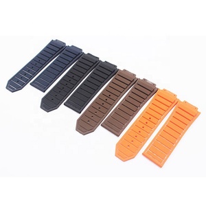 Bracelet de montre en caoutchouc souple de sport de luxe de haute qualité 24mm Bracelet de montre en silicone orange pour montre Bigbang <span class=keywords><strong>Kingpower</strong></span> - Product Image 3
