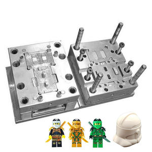 Servicio de moldeo por inyección de piezas de plástico ABS moldeadas con impresión personalizada para minifiguras - Product Image 1